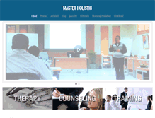 Tablet Screenshot of masterholistic.com